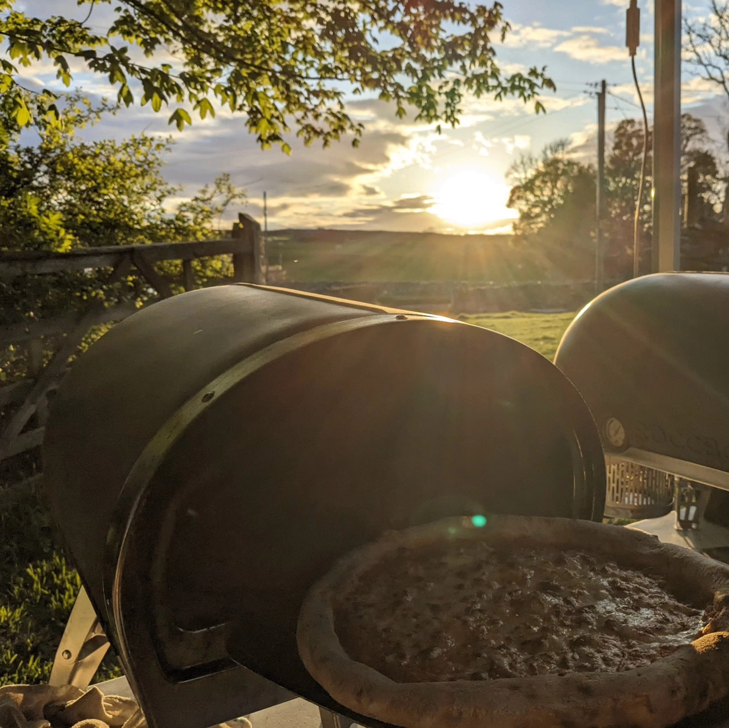 Original Pizza Material wooden menu board
